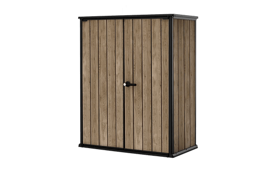 Signature High Store Storage Cabinet - Ashwood Brown