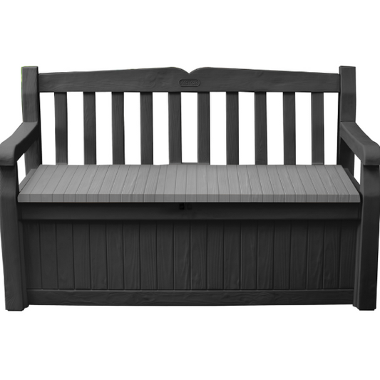 Keter 265L Eden Grey Outdoor Storage Bench